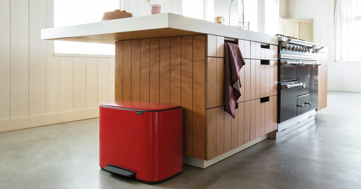 Kitchen Trash Cans, Wooden Kitchen Trash Cans With Lids