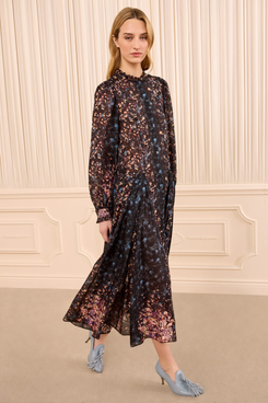 Ulla Johnson Tessa Long Sleeve Silk Dress