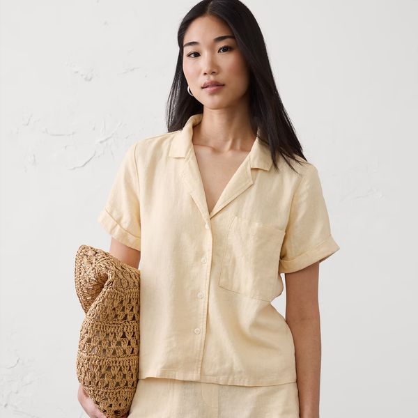 Banana Republic Factory Linen-Blend Shirt