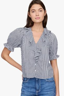 Gap Short-Sleeved Ruffle Top