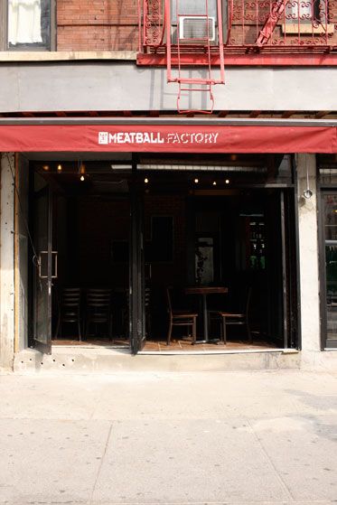 Exterior of Meatball Factory.