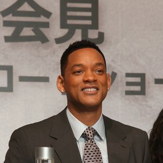 TOKYO, JAPAN - MAY 02: Actor Will Smith attends the 'After Earth' Press Conference at the Ritz Carlton Tokyo on May 2, 2013 in Tokyo, Japan. (Photo by Ken Ishii/Getty Images)
