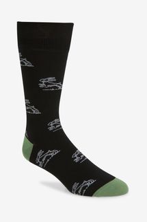 Paul Smith Lazlo Rabbit Cotton Blend Dress Socks