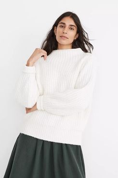 Madewell Loretto Mockneck Pullover Sweater