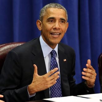 President Barack Obama Meets With Agriculture And Business Leaders