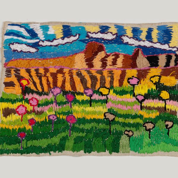 Mountain with Flowers by Paige Donovan