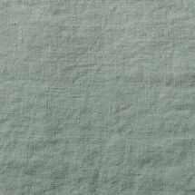 Merci Washed Linen Flat Sheet - Celadon Green Green