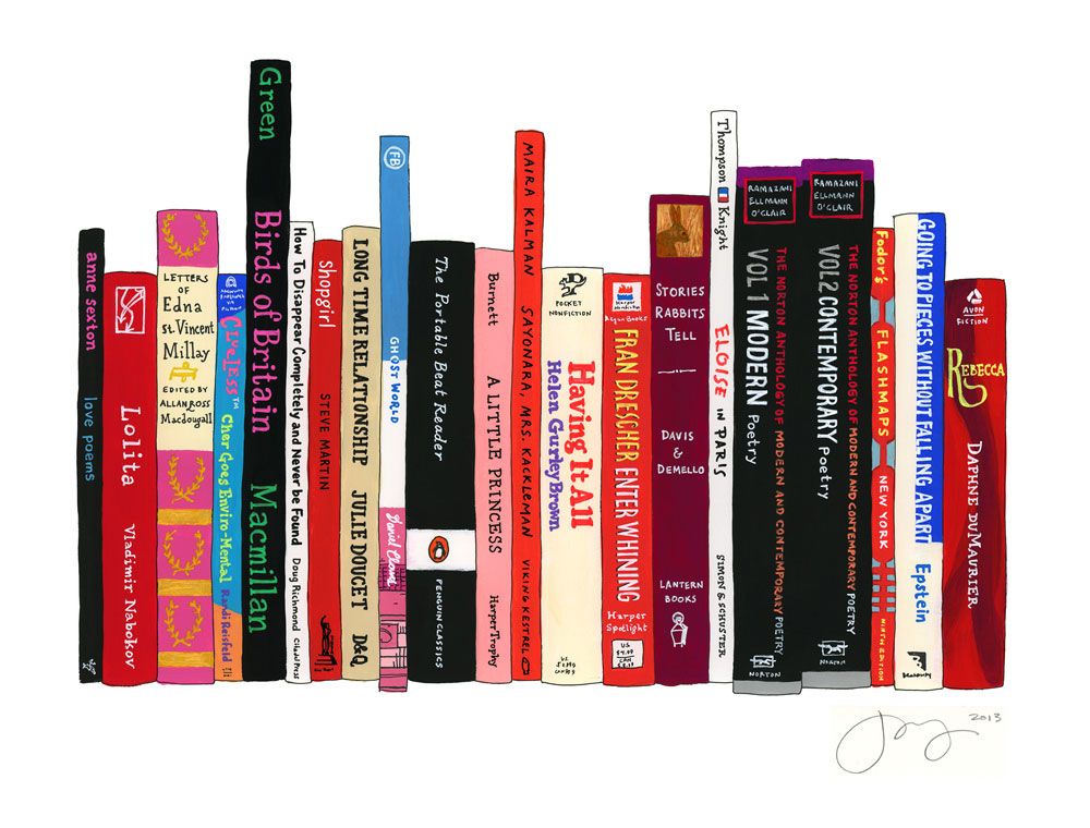Exclusive: See Lena Dunham's Ideal Bookshelf