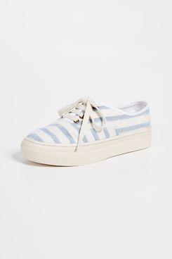 Soludos Platform Stripe Sneakers