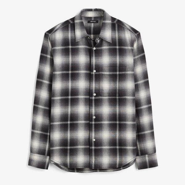 Madewell Plaid Flannel Button-Up Shirt