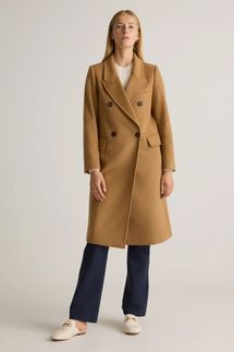 Quince Italian Wool Double-Breasted Coat