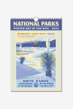 National Parks Poster Art of The WPA Oversize Wall Calendar 2025