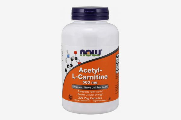 NOW Acetyl L-Carnitine 500mg, 200 Veg Capsules