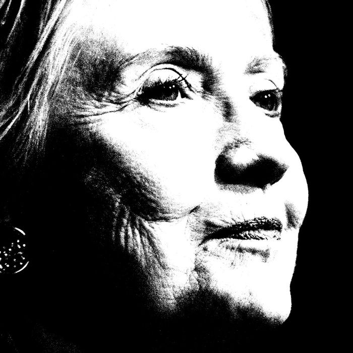 Clinton's No-Makeup Face Rorschach Test