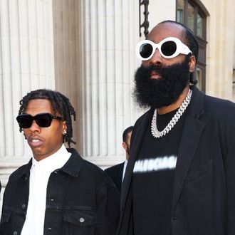 James Harden hits Paris Fashion Week with Kanye and Lil Baby - ESPN