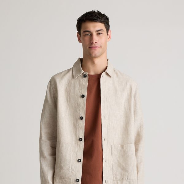 Quince 100% European Linen Chore Jacket