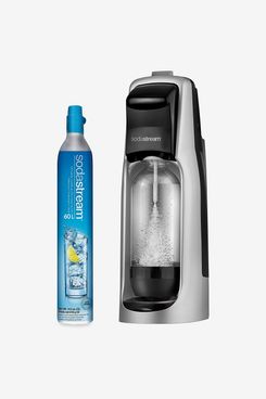 SodaStream Jet Sparkling Water Maker, Kit With 60L Cylinder, Silver