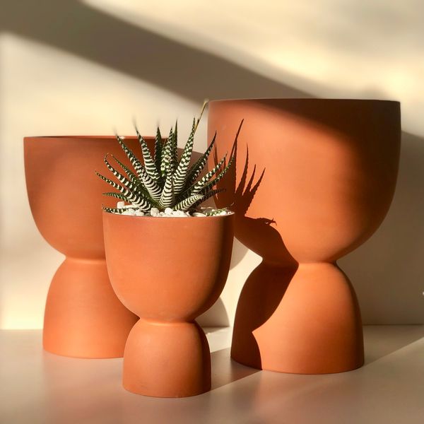 Franca Terracotta Stacked Planters