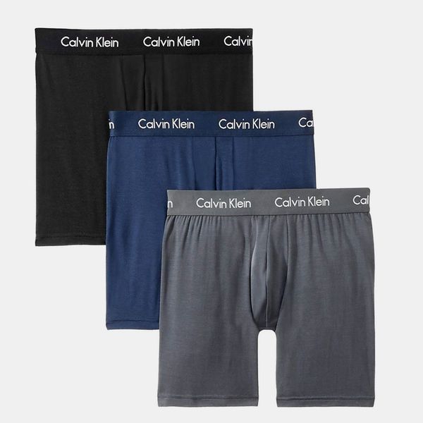 Calvin Klein Ladies' Supersoft, Modern Eclips Brief Gray/Pink/Blue- Pack of  3- Small Size