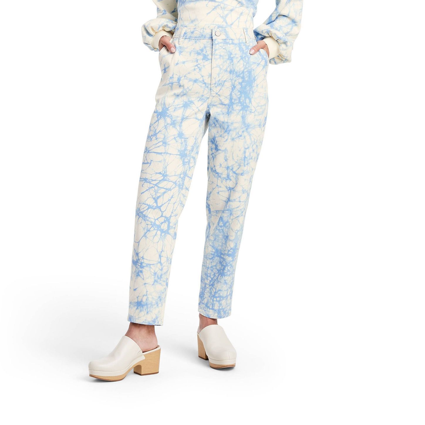 Rachel Comey White Splattered deals Paint Denim Jacket