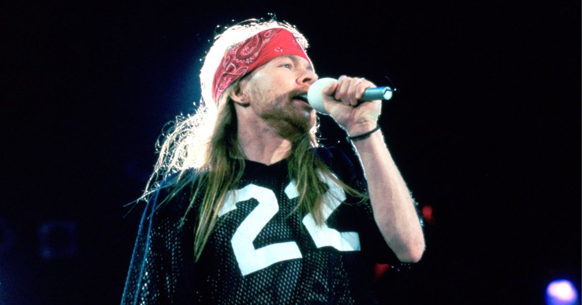 Axl Rose, Who Has a Broken Foot, Takes Over AC/DC Front-Man Duties From ...