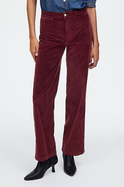 Madewell The Emmett Wide-Leg Pant in Corduroy