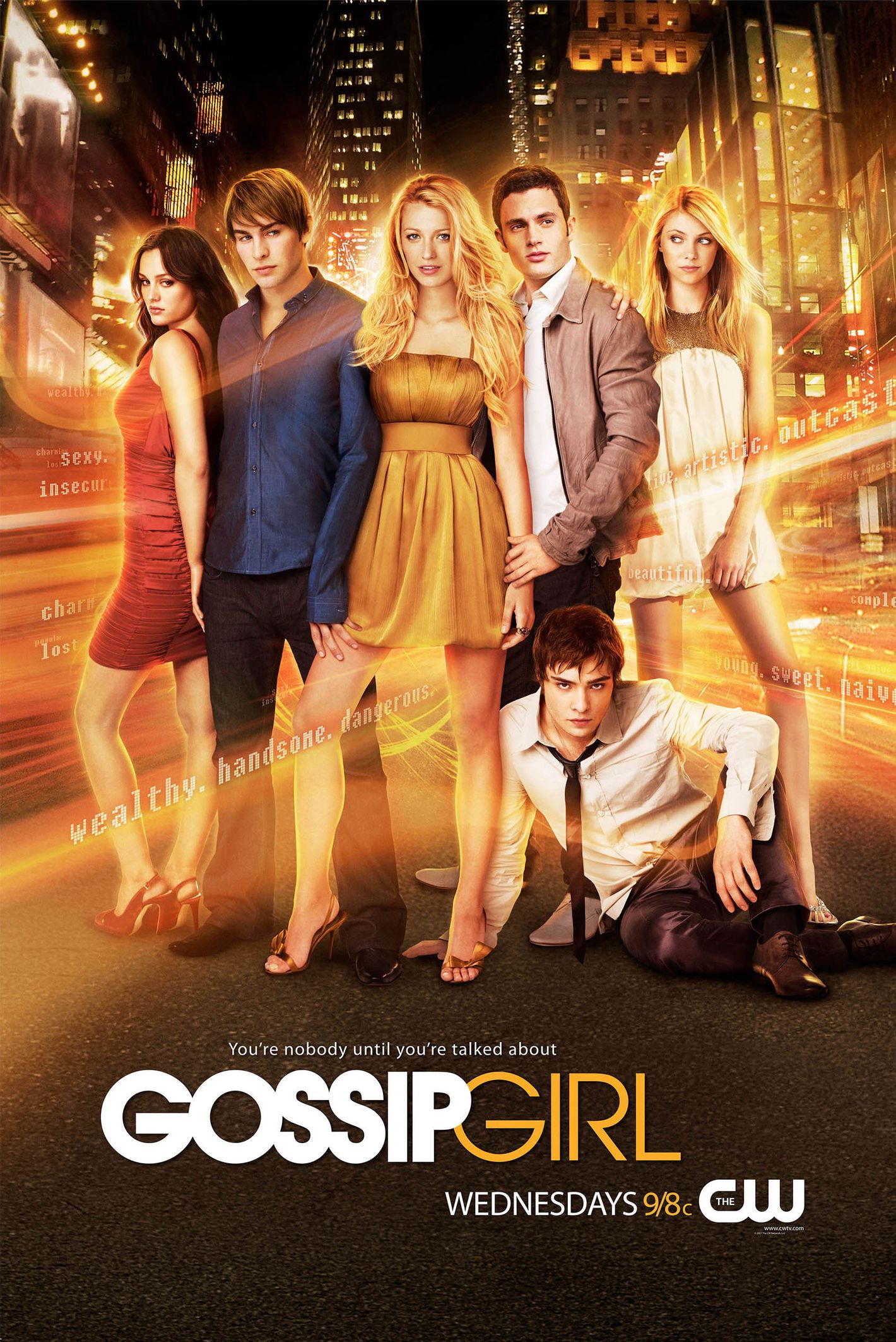Gossip Girl Magazine Cover with Chuck and Blair