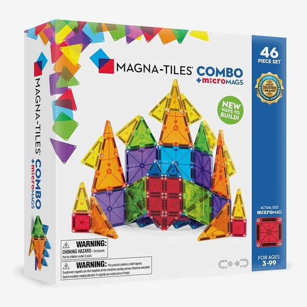 Magna-Tiles Combo 46-Piece Magnetic Construction Set