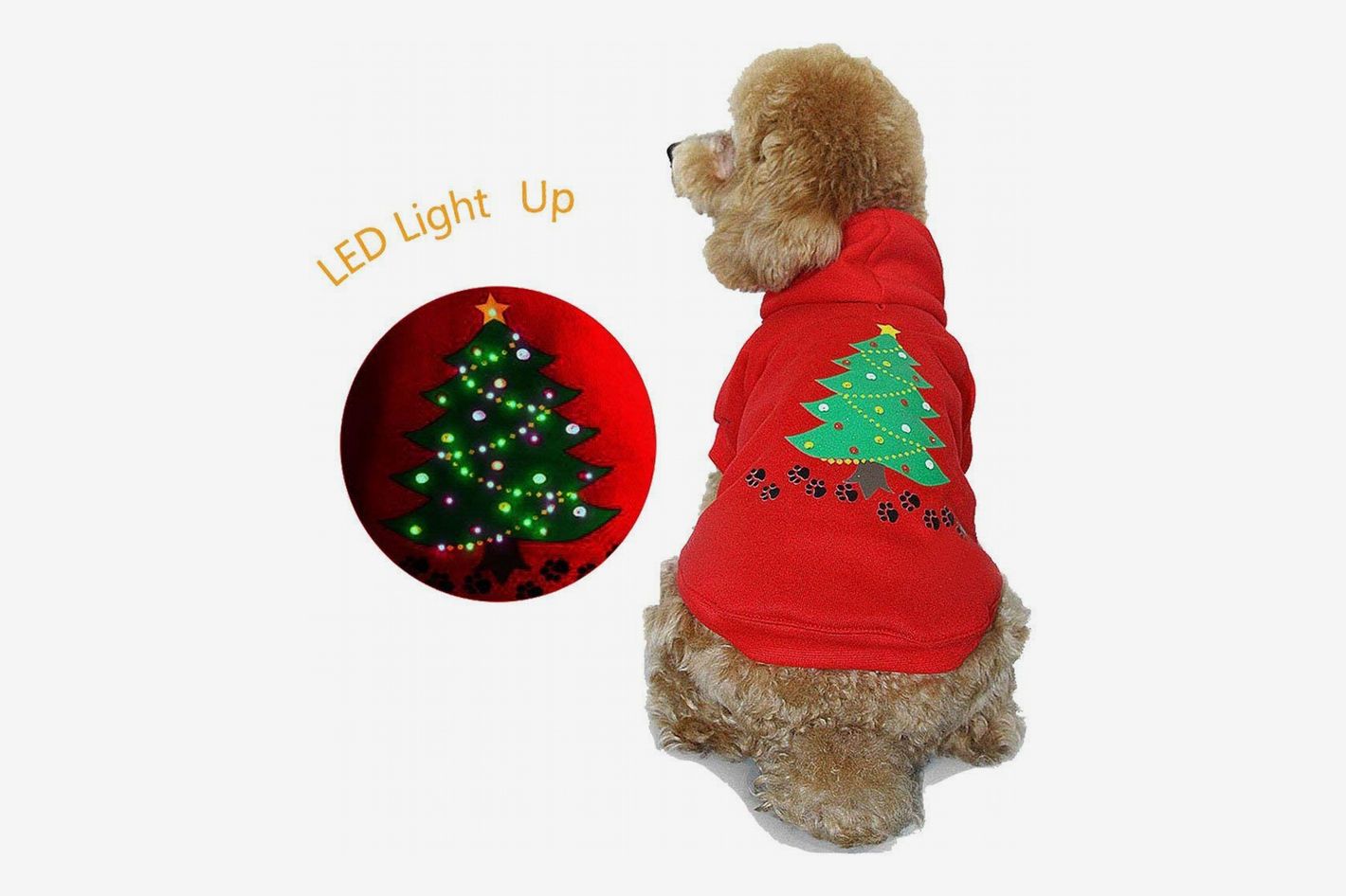 dog light up christmas sweater