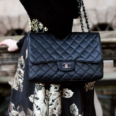 chanel black cotton