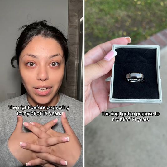 Woman proposing TikTok @est.ellita