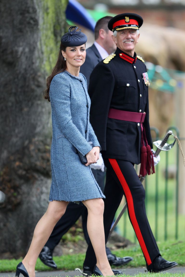 NOTTINGHAM, ENGLAND - JUNE 13:  Catherine, Duchess of Cambridge visits Vernon Park during a Diamond Jubilee visit to Nottingham on June 13, 2012 in Nottingham, England.  (Photo by Chris Jackson/Getty Images)