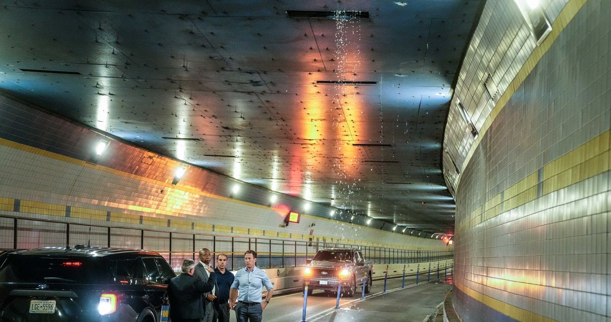 Some Chump Drilled a Hole in the Queens-Midtown Tunnel
