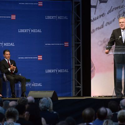 Hilary Rodham Clinton receives the 2013 Liberty Medal