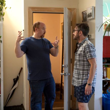 LOUIE: Episode 7: Ikea/Piano Lesson (Airs Thursday, August 9, 10:30 pm e/p). Pictured: L-R: Louis C.K. as Louie, Marc Maron as Marc.