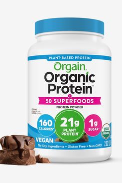 Orgain Organic Vegan 21g Protein + Superfoods Powder, Chocolate