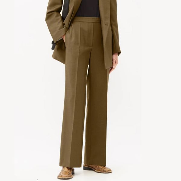 Acne Studios Paminne Wool Blend Suit Trousers