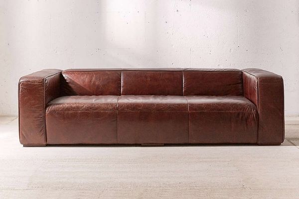 Baker Leather Sofa
