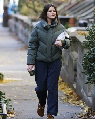 Suri Cruise spotted on a coffee run ahead of Thanksgiving