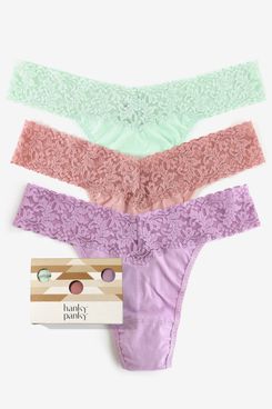 Hanky Panky Holiday Assorted 3-Pack Original Rise Thongs