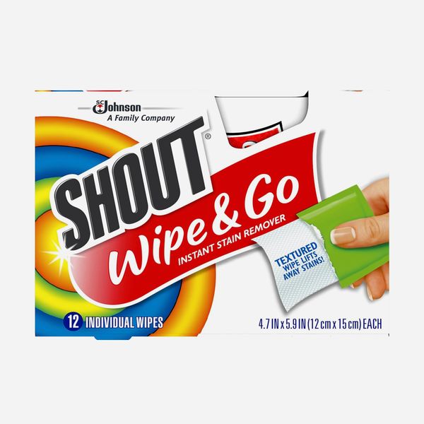 Shout Wipes Portable Stain Treater Towelettes