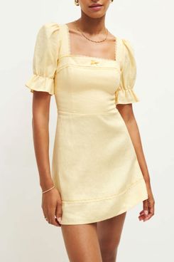 Reformation Evianna Linen Dress