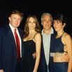 Donald Trump, Jeffrey Epstein, and Ghislaine Maxwell at Mar-a-Lago in 2000.
