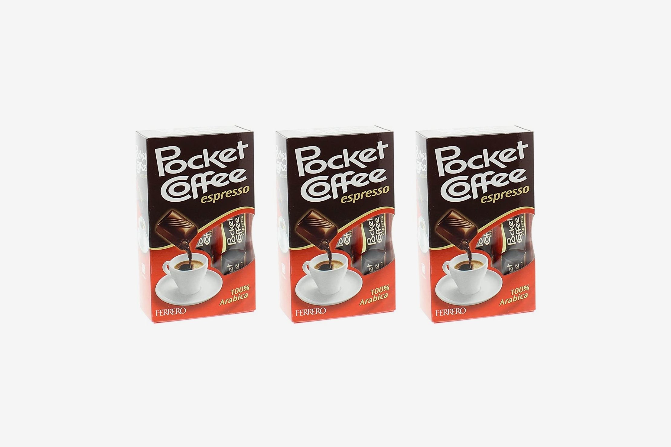 Pocket Coffee Classic and Decaffeinated Espresso. Pocket Coffee is