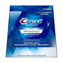 Crest 3D White Professional Effects Whitestrips Dental Teeth Whitening Strips Kit