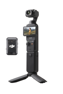 DJI - Osmo Pocket 3 Creator Combo 3-Axis Stabilized 4K Handheld Camera with Rotatable Touchscreen
