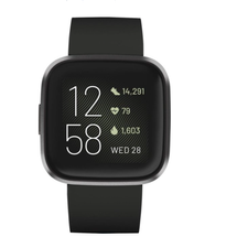 Fitbit Versa 2 Smartwatch 40mm Aluminum - Black/Carbon