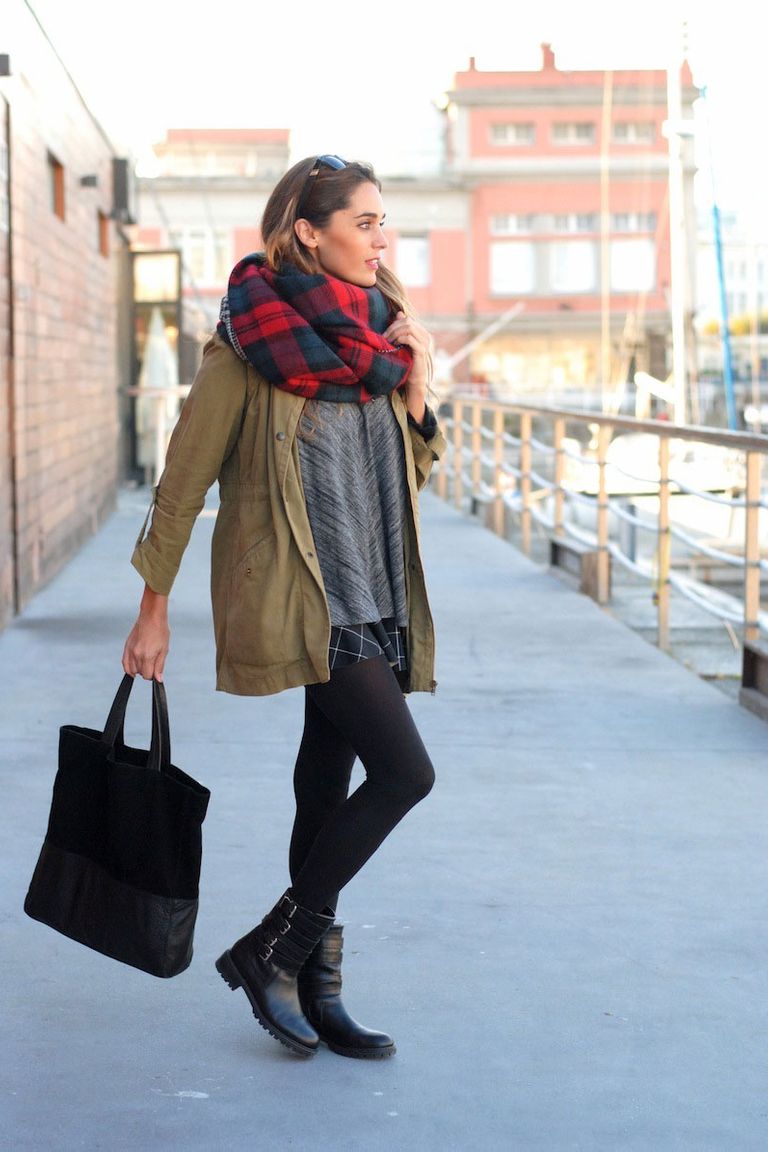 15 Cool Ideas To Wear A Chunky Knit Scarf - Styleoholic