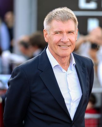 Actor Harrison Ford attends the 'Cowboys and Aliens' UK film premiere at the 02 Arena on August 11, 2011 in London, England.