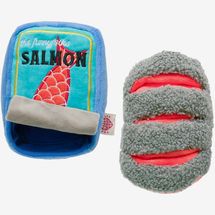 The Furryfolks Tinned Salmon Nosework Toy